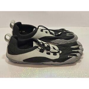 Vibram FiveFingers 21W8001 Womens 9.5 10 42 V-Run Retro Black Grey Running Shoes